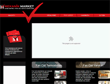 Tablet Screenshot of mekanikmarket.net